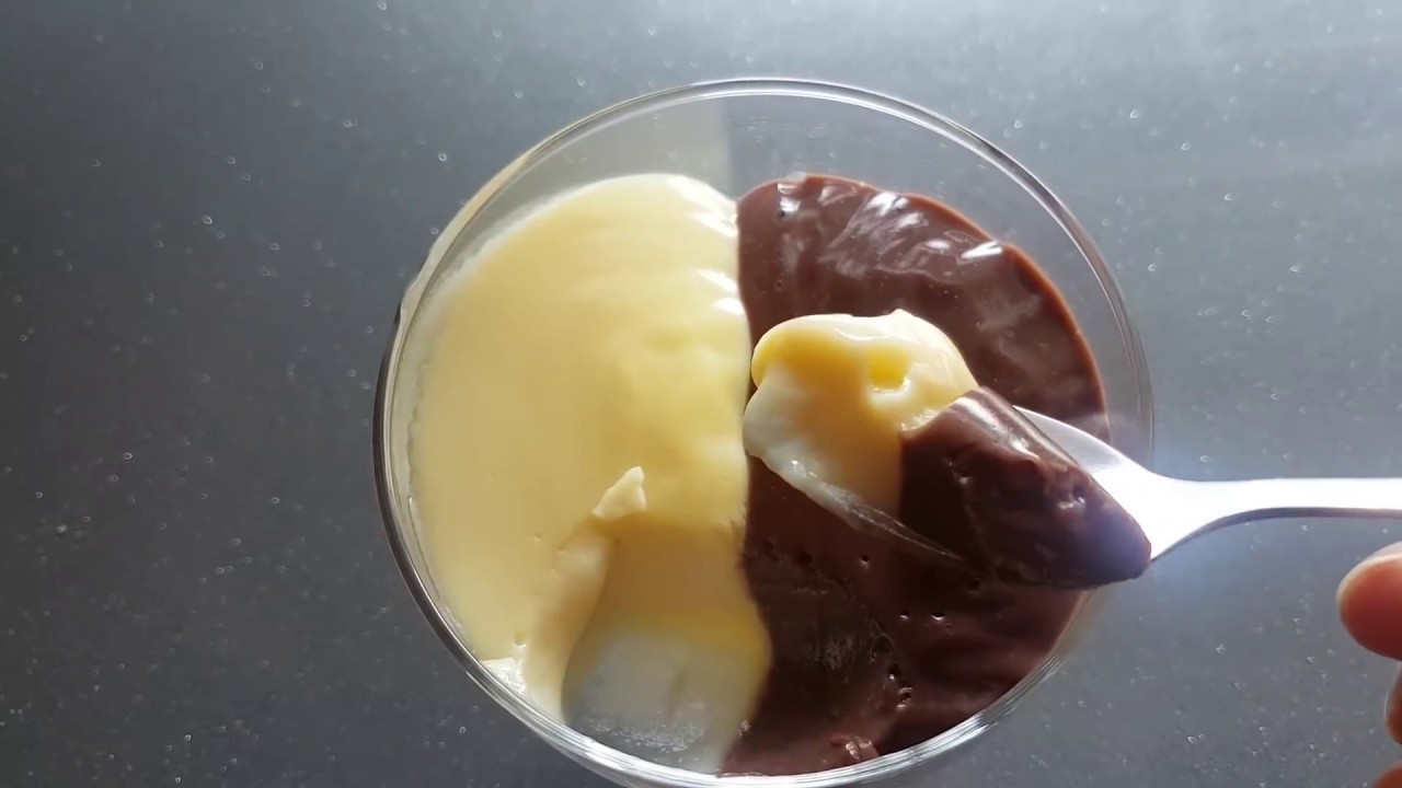 Thermomix : recette de crème dessert double saveur +  démonstration du TM5( thermomix)