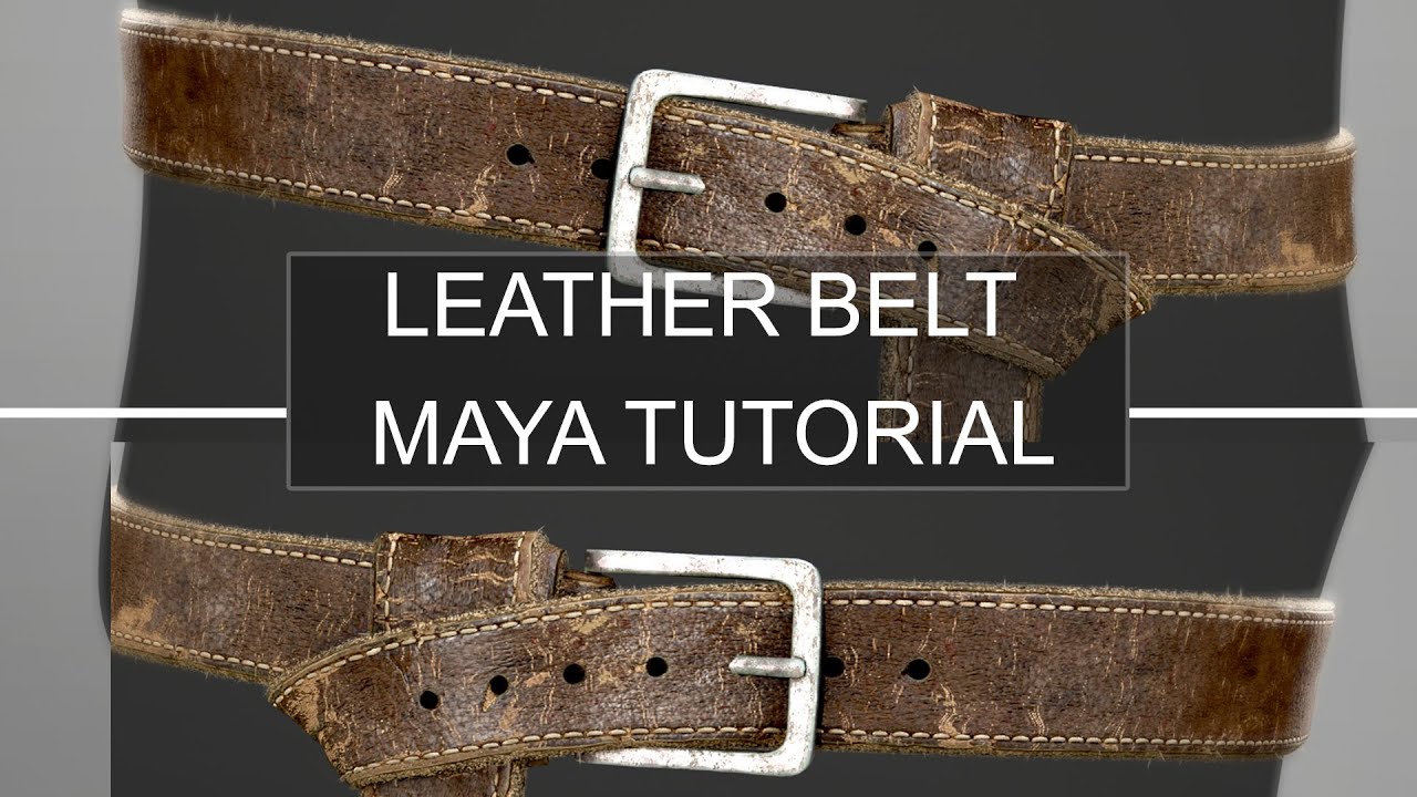 Creating A Leather Belt Lowpoly In Maya