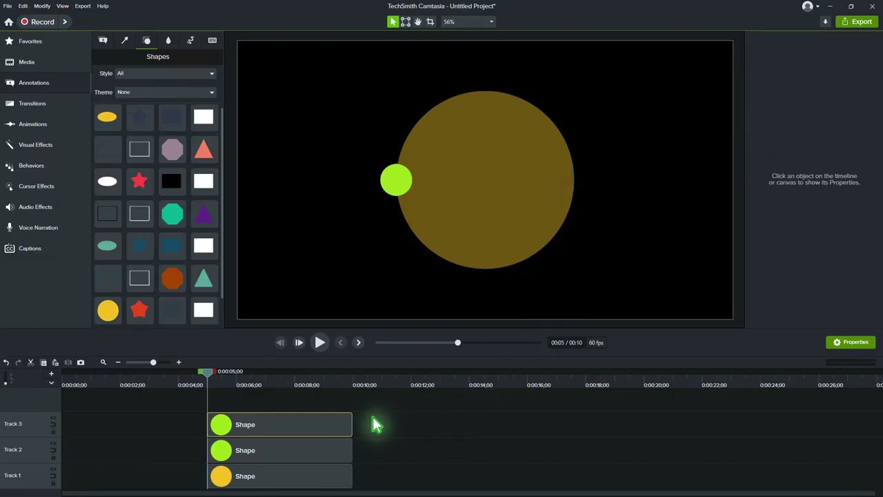 How To Animate Objects Along a Circular Path in Camtasia