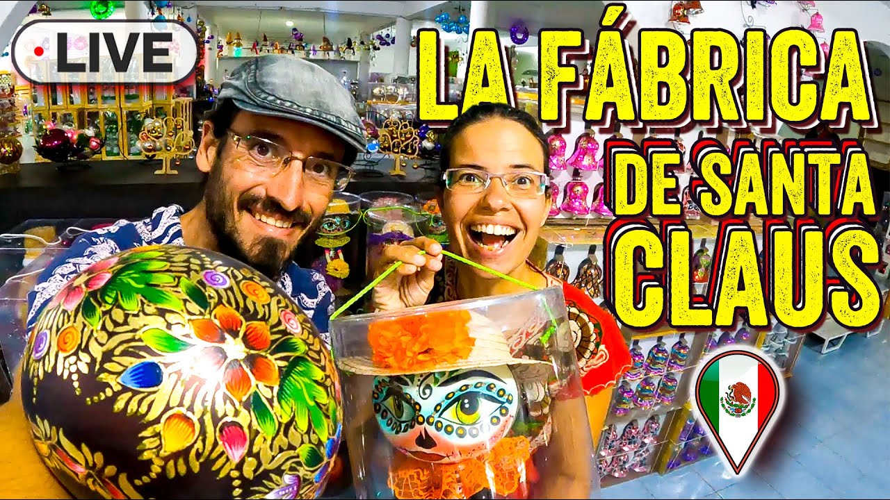 🔴 Visitamos la FÁBRICA DE SANTA CLAUS en México ✨🎅🏻🇲🇽 LIVE FURGO EN RUTA