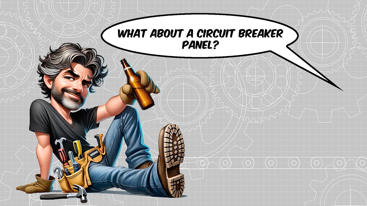 Circuit Breaker Panel. Home Cockpit Simulator.