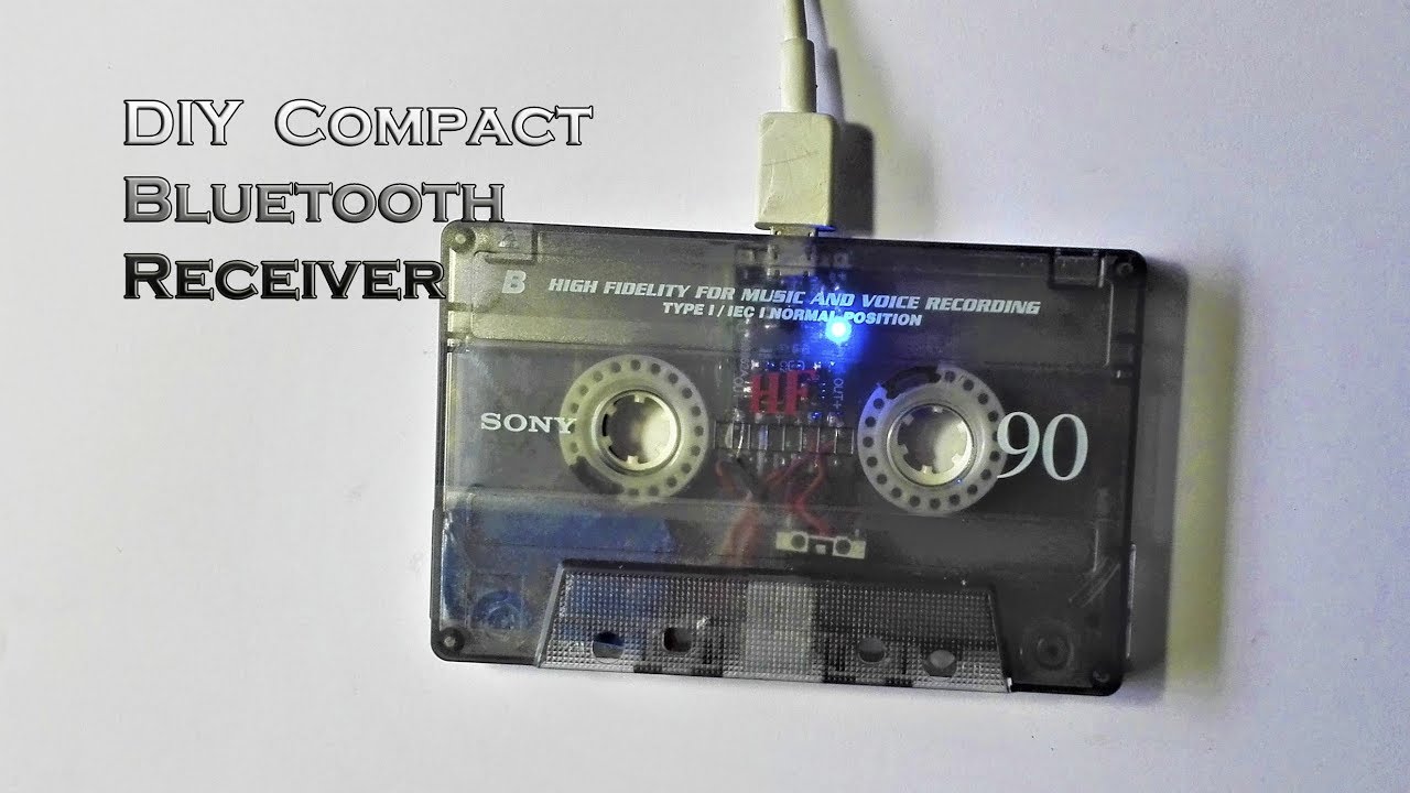 DIY - Compact Bluetooth Receiver from cassette tape | Share Tech Creative