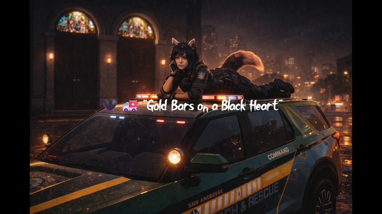 🖤🚑 “Gold Bars on a Black Heart” – ChokeKitten
