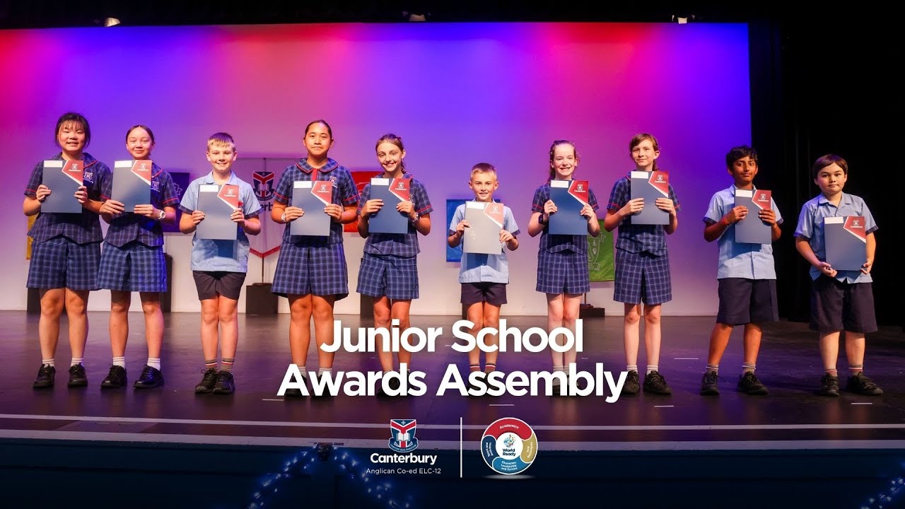 2025 Junior School Speech Day | Canterbury College