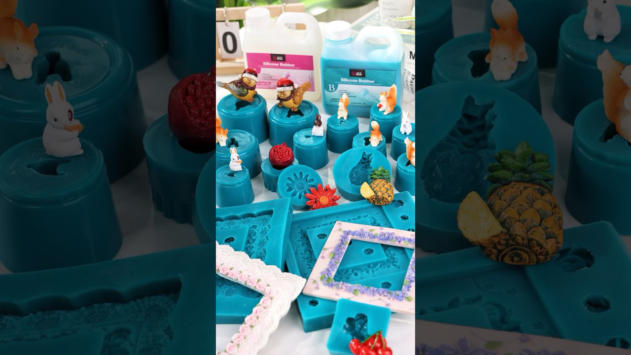 Make Your Own Silicone Mold #diy #resinart #silicone