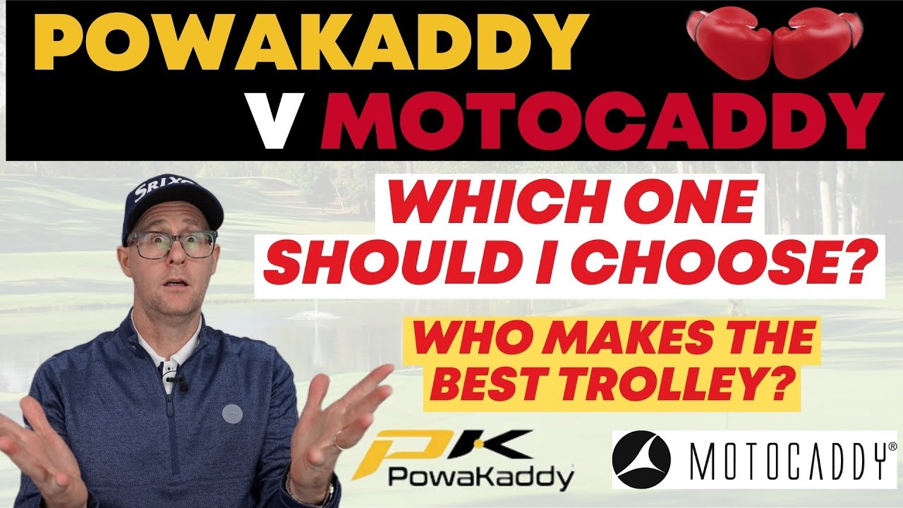 The Ultimate Electric Trolley Showdown: Powakaddy VS Motocaddy!