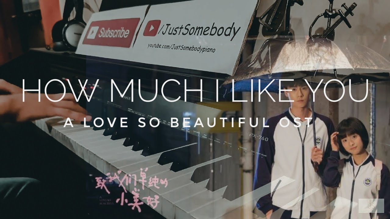 A Love So Beautiful | How Much I Like You 我多喜欢你，你会知道 Wang Jun Qi | Piano Cover