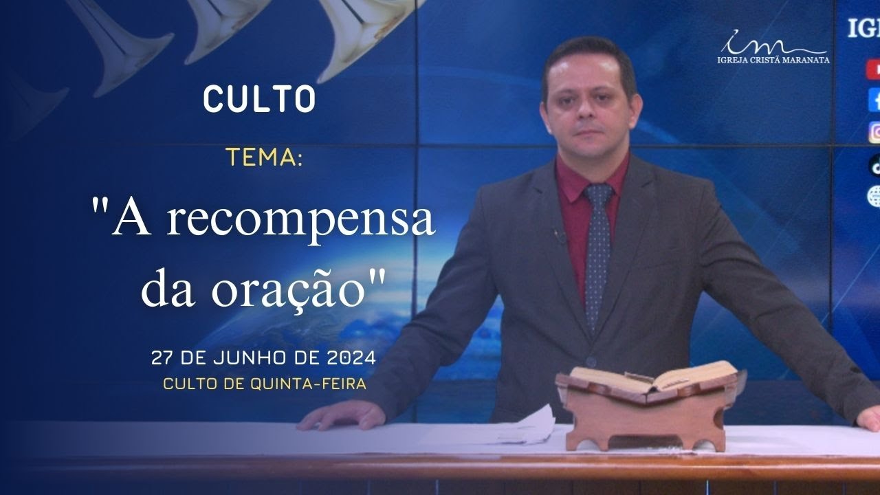 27/06/2024 - [CULTO 20H] - ICM - Tema: 