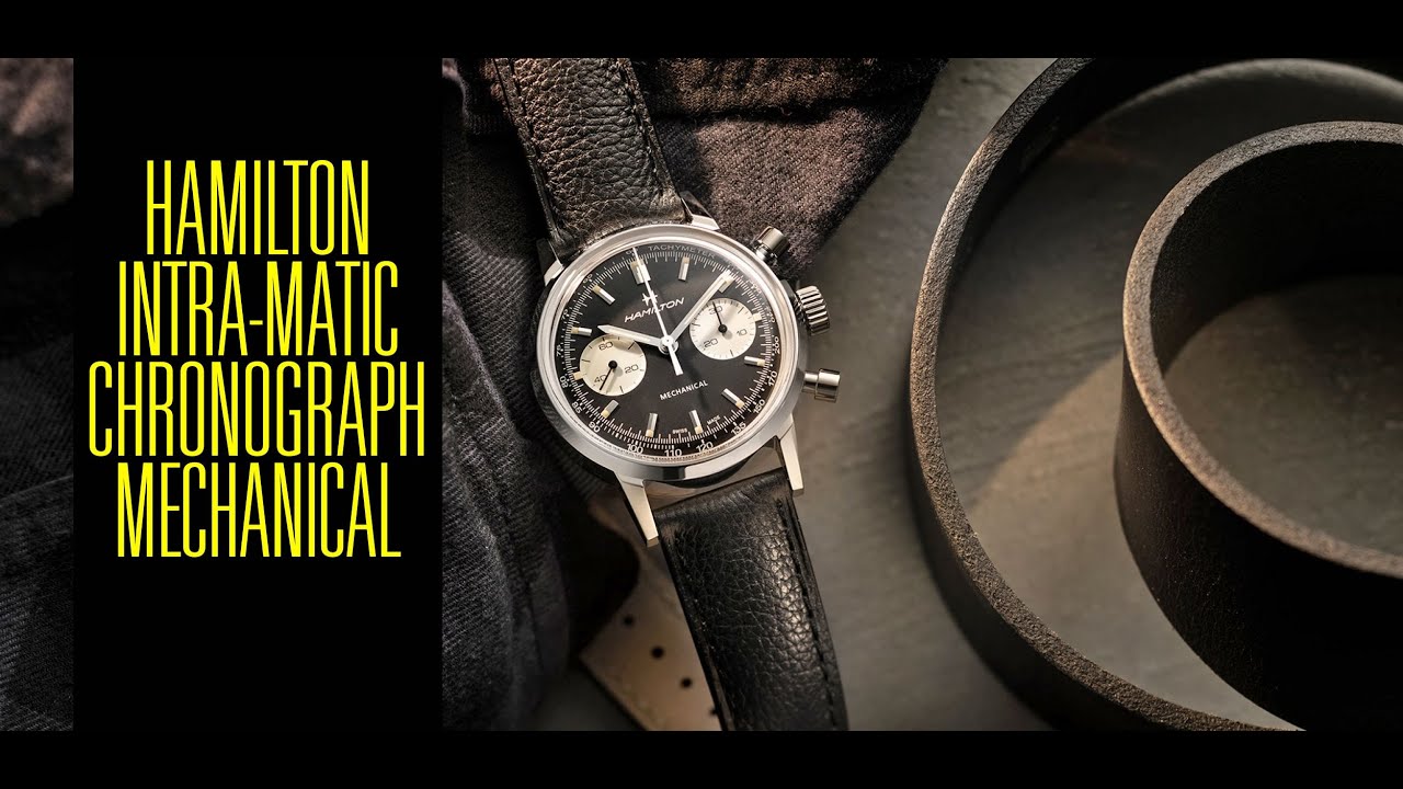 Hamilton Classic Intra-matic Chronograph Mechanical H38429730 Watch | Review Valjoux Relogios
