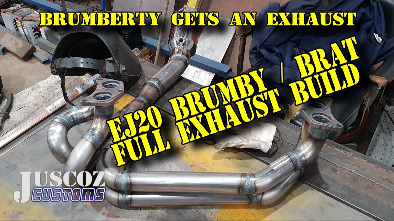 EJ20 brumby full exhaust build. Brumberty build ep11
