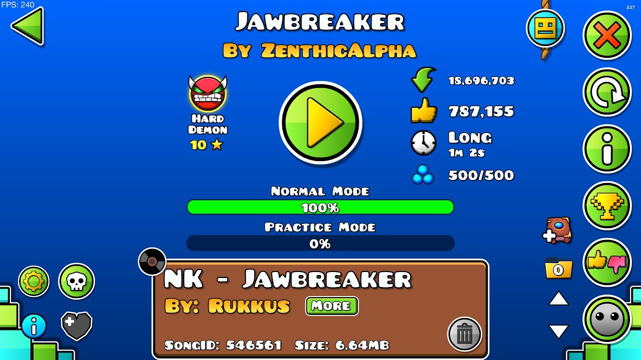 Jawbreaker 100% | Geometry Dash