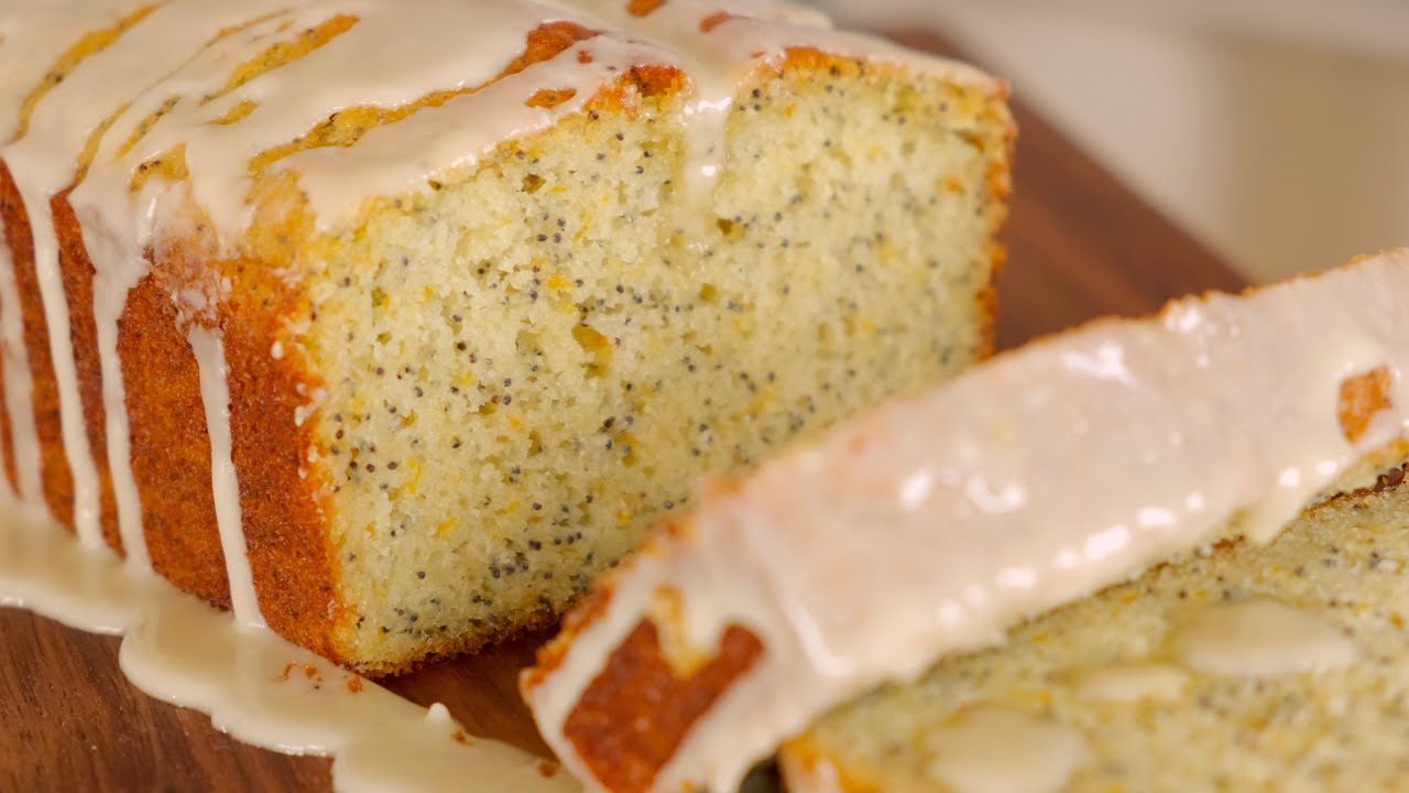 Orange Poppy Seed Cake🍊super easy, moist and delicious!