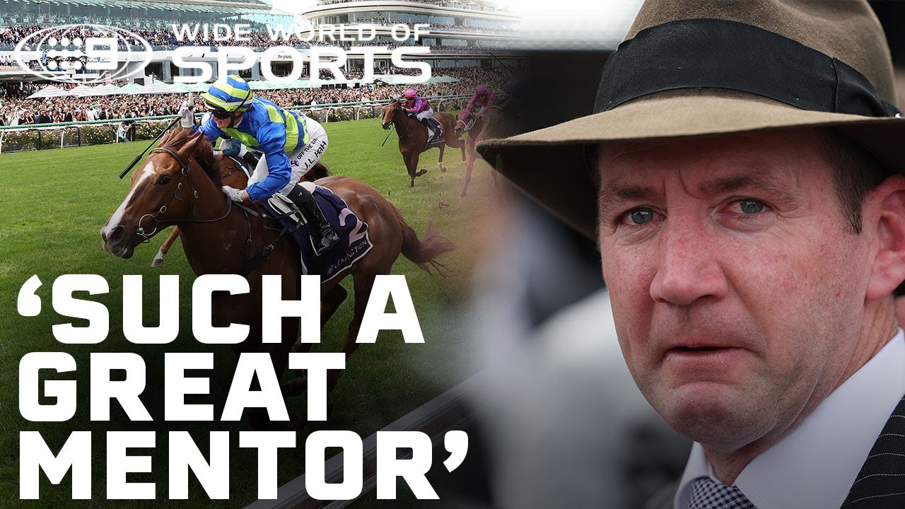 Emotional trainer and jockey interviews after inspirational win | Wide World of Sports