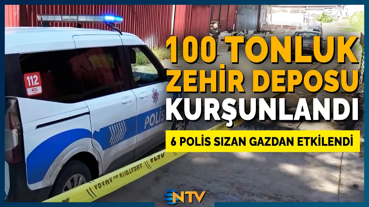 B&uuml;t&uuml;n Sanayiyi Yakacak Silahlı Saldırı Kimyasal Sızıntıya D&ouml;n&uuml;şt&uuml;! 6 Polis Zehirli Gazdan Etkilendi