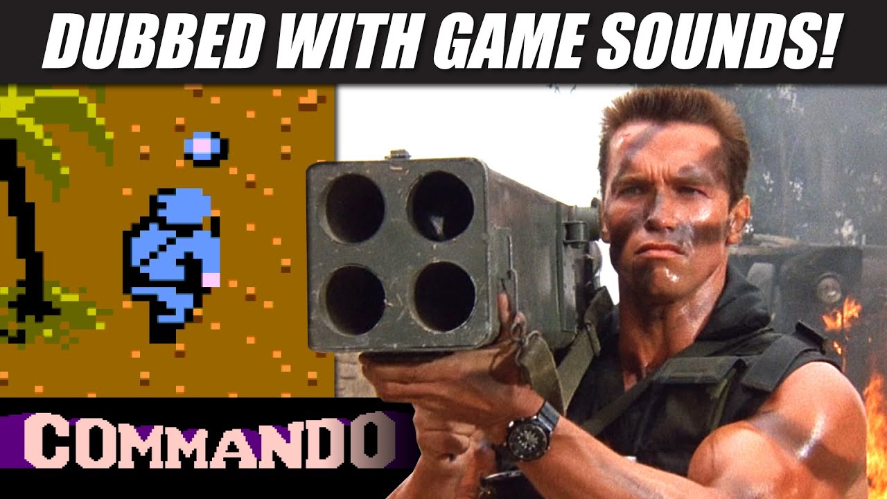 'COMMANDO' dubbed with its Nintendo game sounds! | RetroSFX