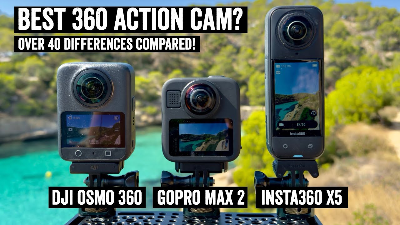 Полное сравнение 360-градусных экшн-камер: GoPro, Insta360 и DJI!