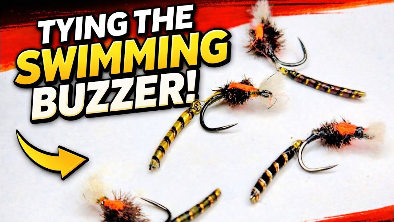 Tying the swimming Buzzer.