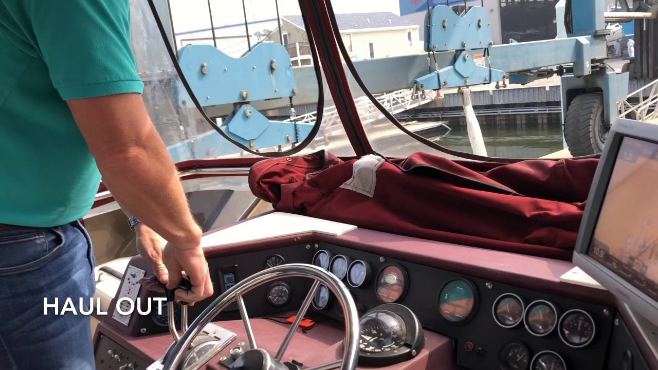 Survey Day for our 1987 Sea Ray 410 Aft Cabin Our Great Loop Boat