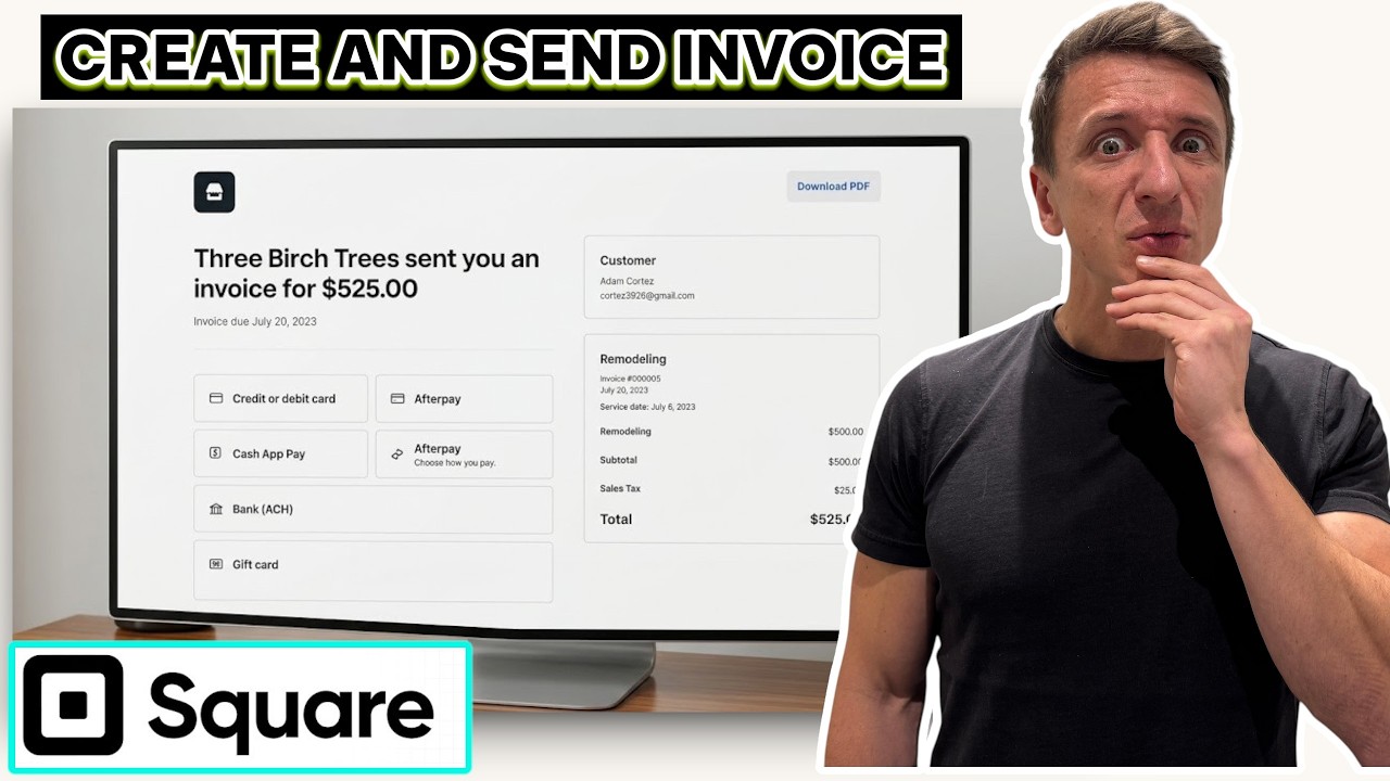 How To Create And Send An Invoice With Square