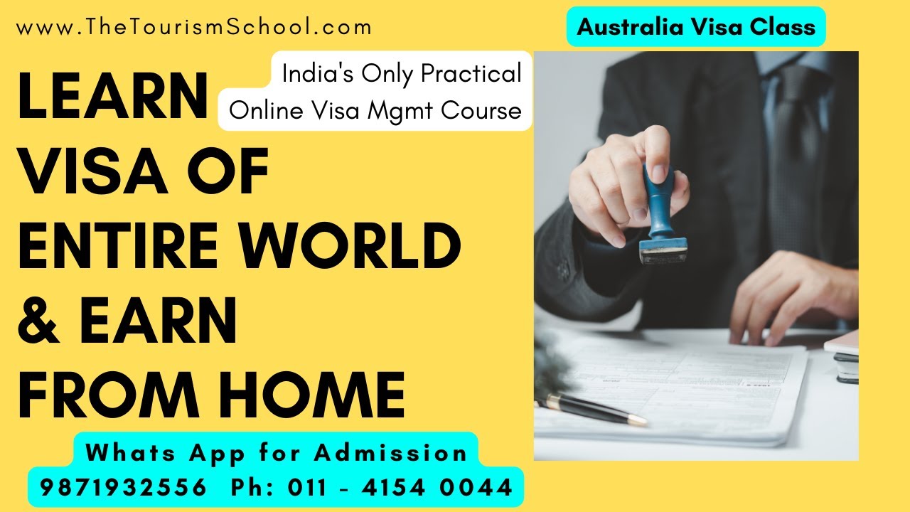 Australia Visa: Australia Visitor Visa Complete Process, Starting Visa Business, Immigration Course