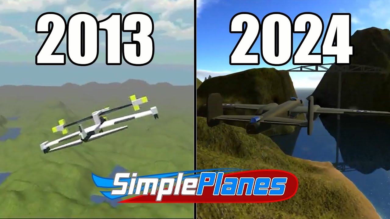 Evolution of SimplePlanes (2013-2024)