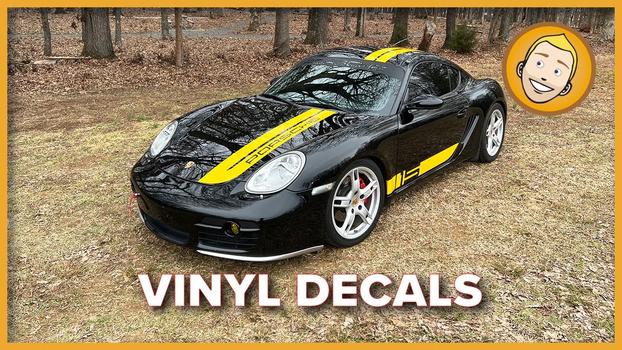 Porsche Cayman Vinyl Decals - Add some FLAIR!