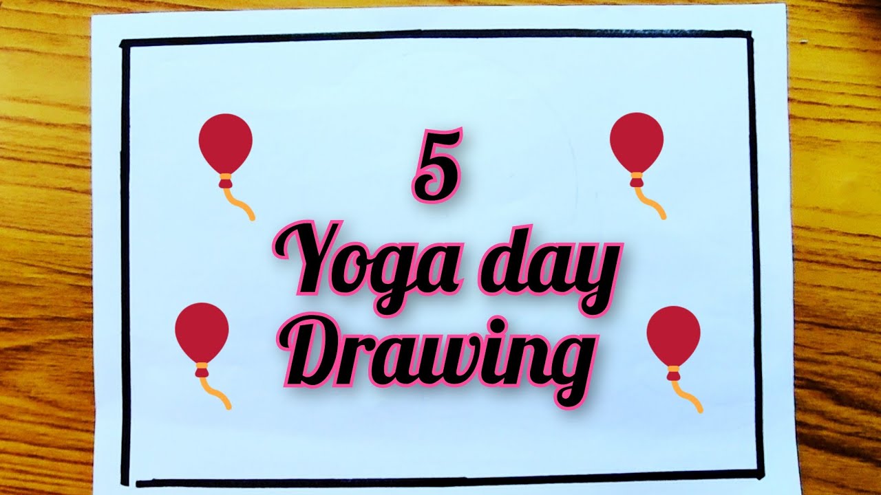 international yoga day drawing/yoga day poster/yoga poster/yoga poster drawing/yoga dinam drawing