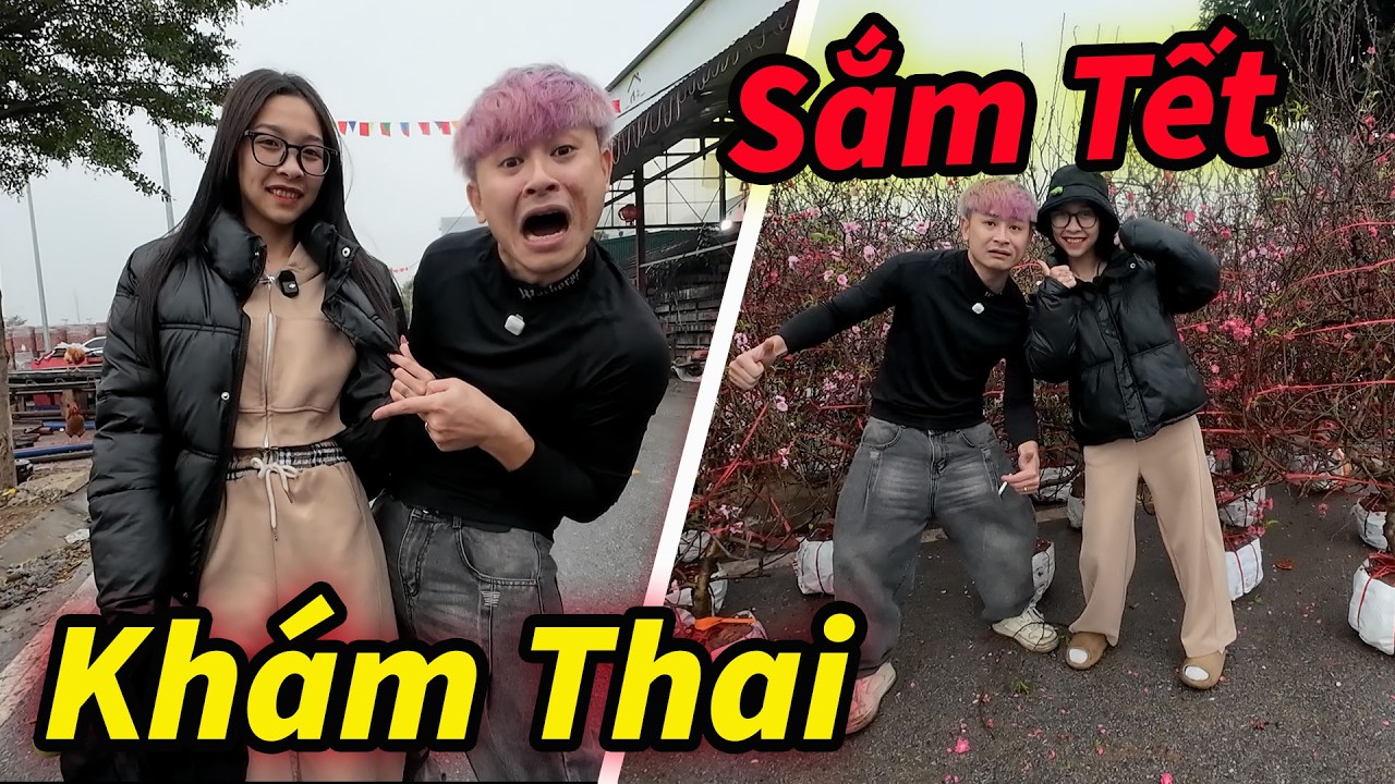Tin Vui ! Hậu Cáo Đưa My Đi Khám Thai Và Sắm Đào Chơi Tết