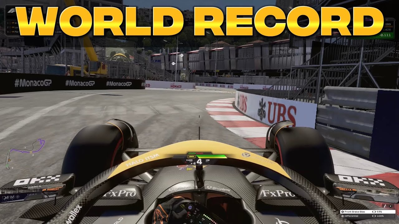 F1 24 Monaco World Record | 1:06.363 Lucas Blakeley