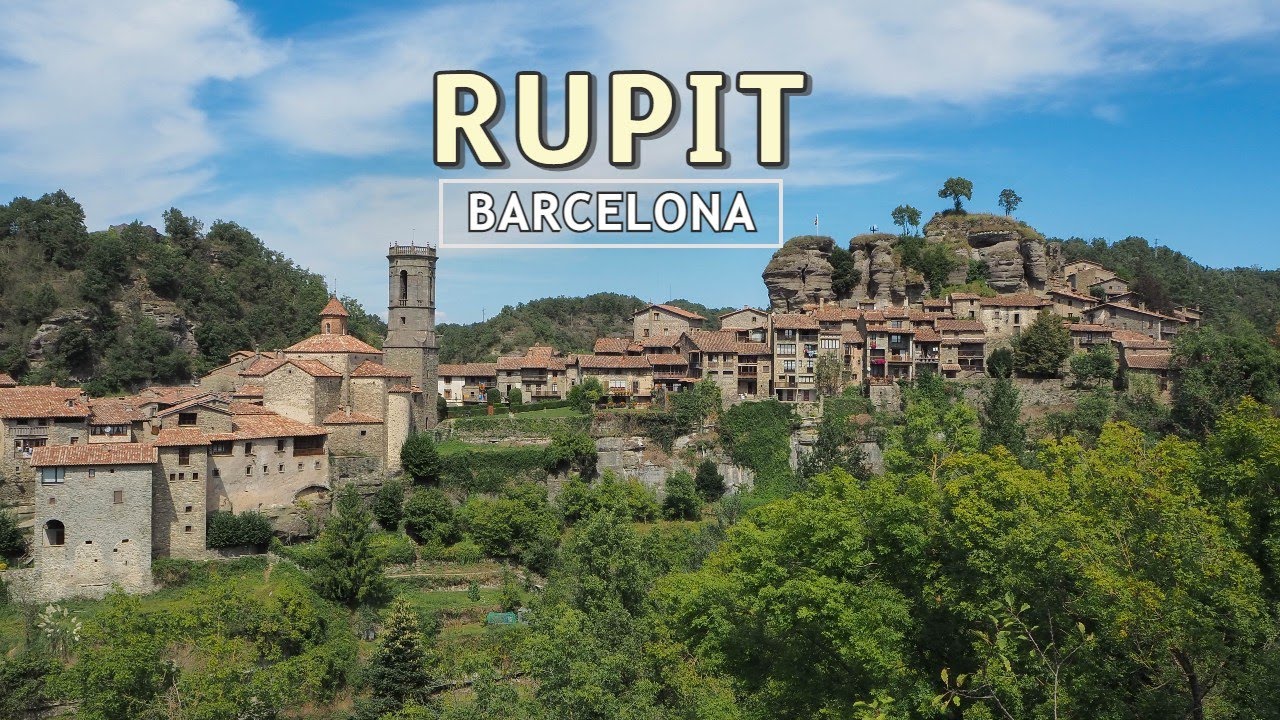 RUPIT, pueblo pintoresco en Barcelona | CASCADA Salt del Sallent | Catalunya