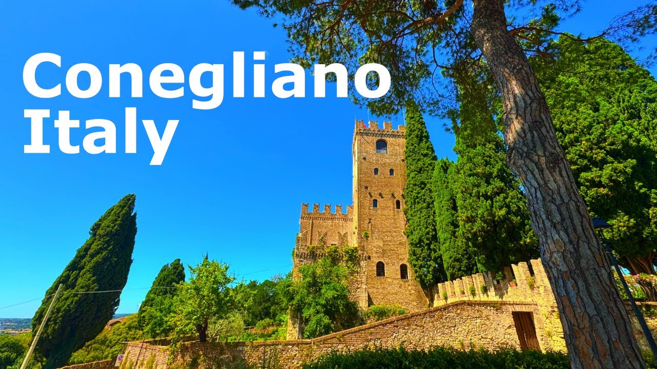 CONEGLIANO, ITALY in 4K 🇮🇹 | Exploring Conegliano: History, Wine & Beauty in Northern Italy 