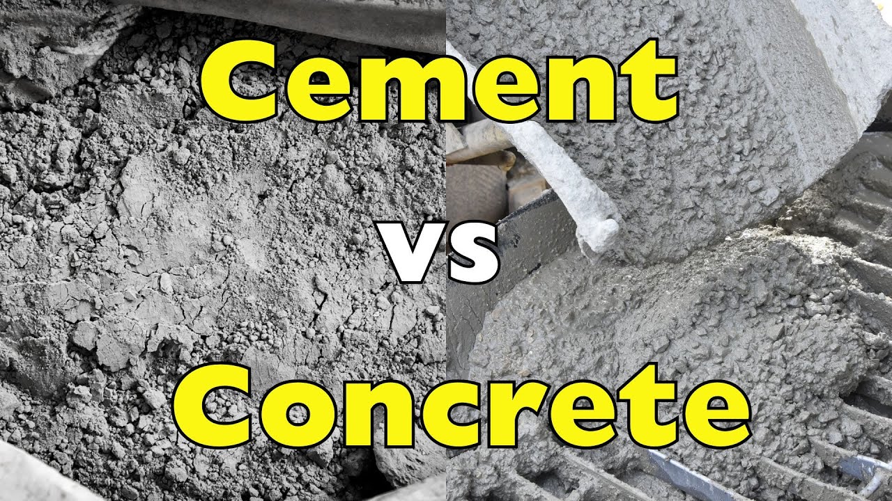 What’s the Difference Between Cement and Concrete? (Most People Get It Wrong!)