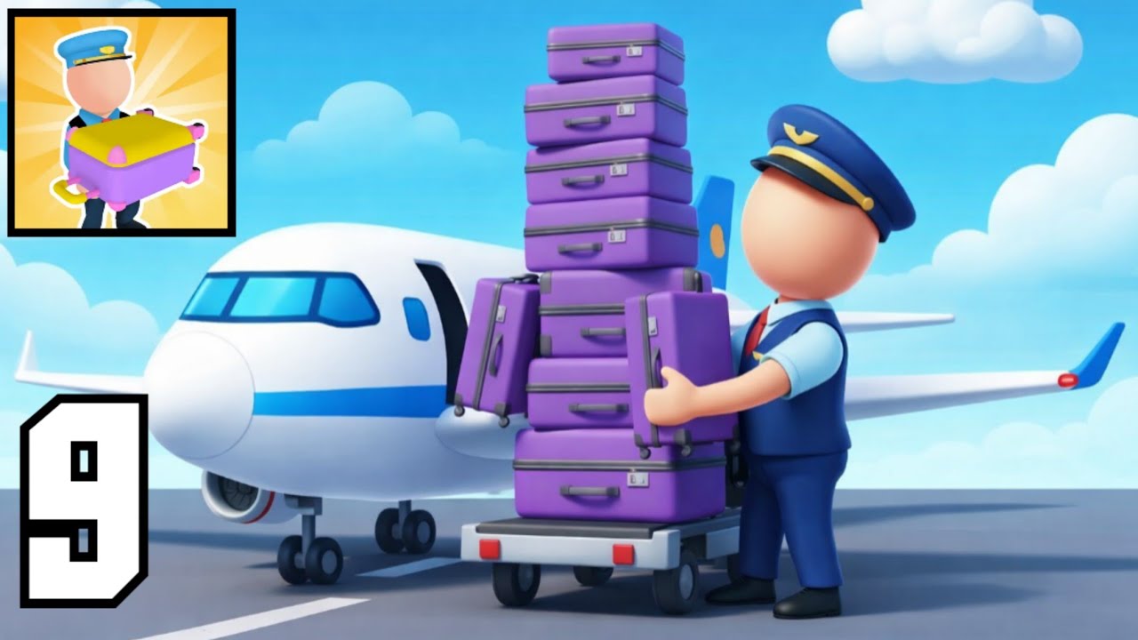 Airport Rush 3D - Gameplay Walkthrough  - Airport Flight Manager (iOS, Android) Part-9