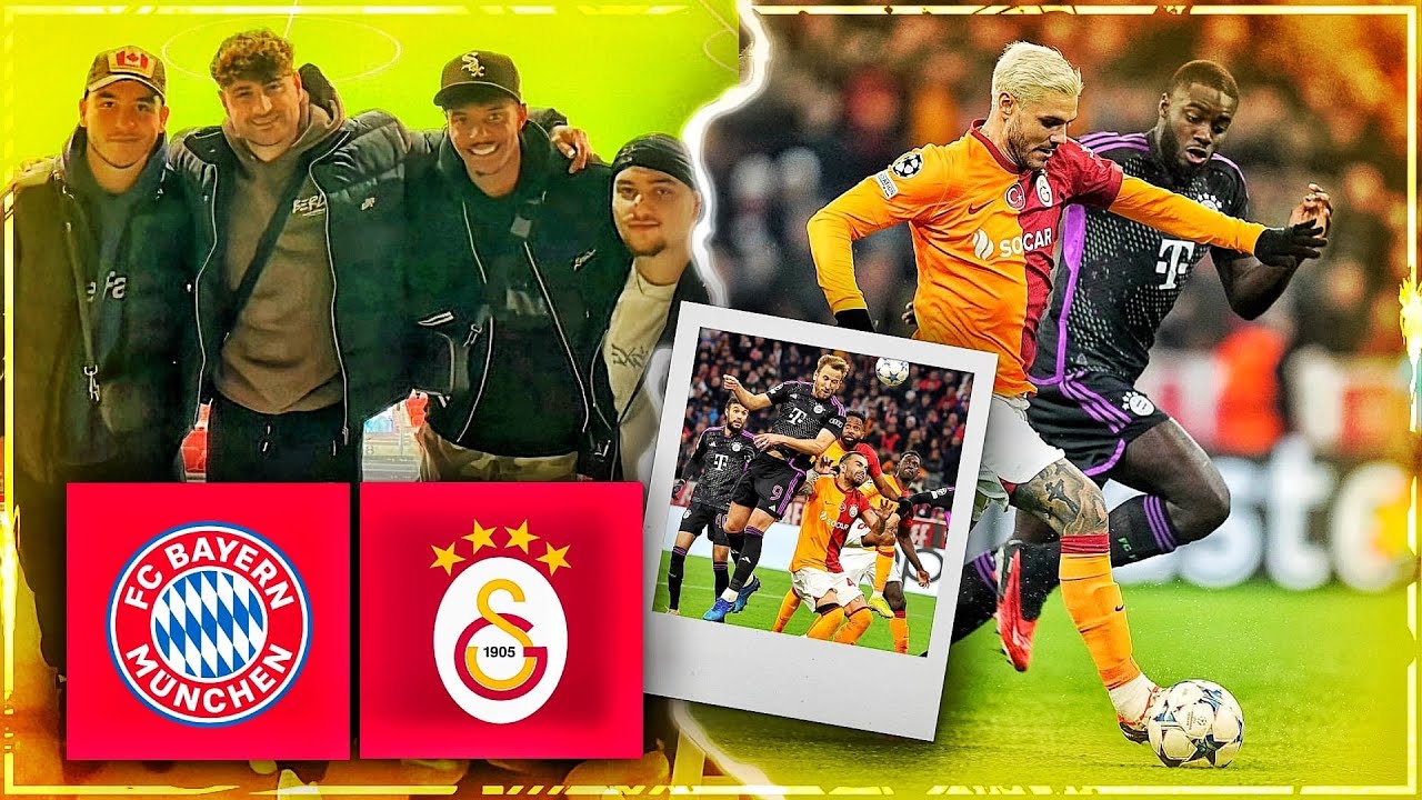 GALA vs BAYERN - STADIONVLOG MIT ELIGELLA, WILLY & KORAY!😍⚽️ ICH SEHE GALATASARAY LIVE IN DER CL🥹