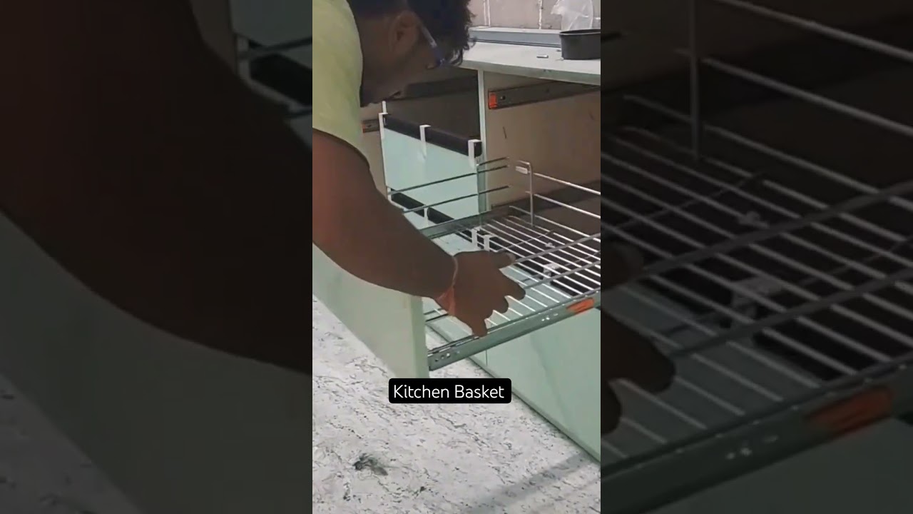 Kitchen Basket #trending #kitchen #interiordesign ##furniture #viralvideo #youtubeshorts