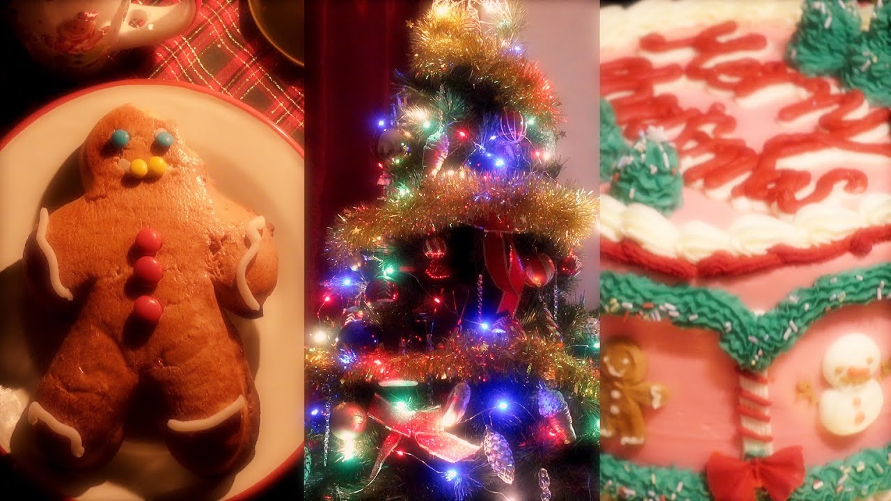 크리스마스 주간🎄빈티지 케이크 만들고 크리스마스 마켓 가는 자취 일상💖 { 크리스마스 케이크 만들기, 오스트리아 비엔나 체코 프라하 크리스마스 마켓, 트리 꾸미기, 진저브레드 }