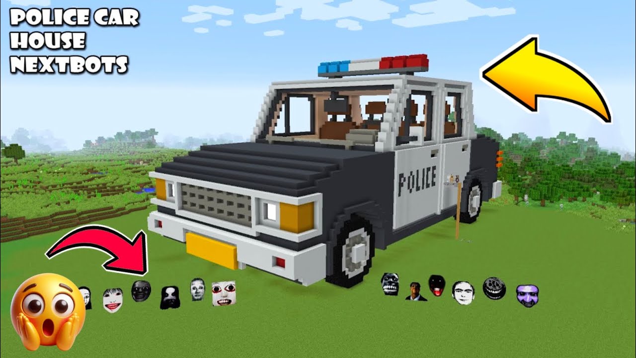 I FOUND POLICE CAR IN MINECRAFT 😱 & Sprunki Becomes Nextbots - Minecraft Horror play - Coffin meme