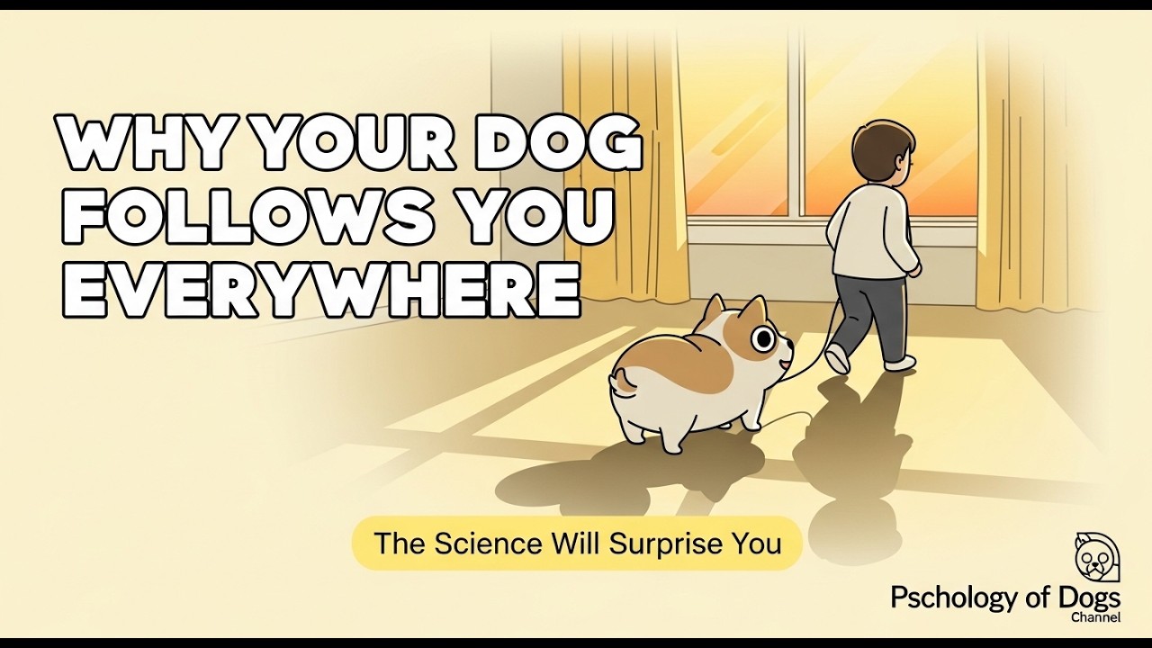 Why Your Dog Follows You Everywhere !  Psychology of Dogs. #mindfulpaws