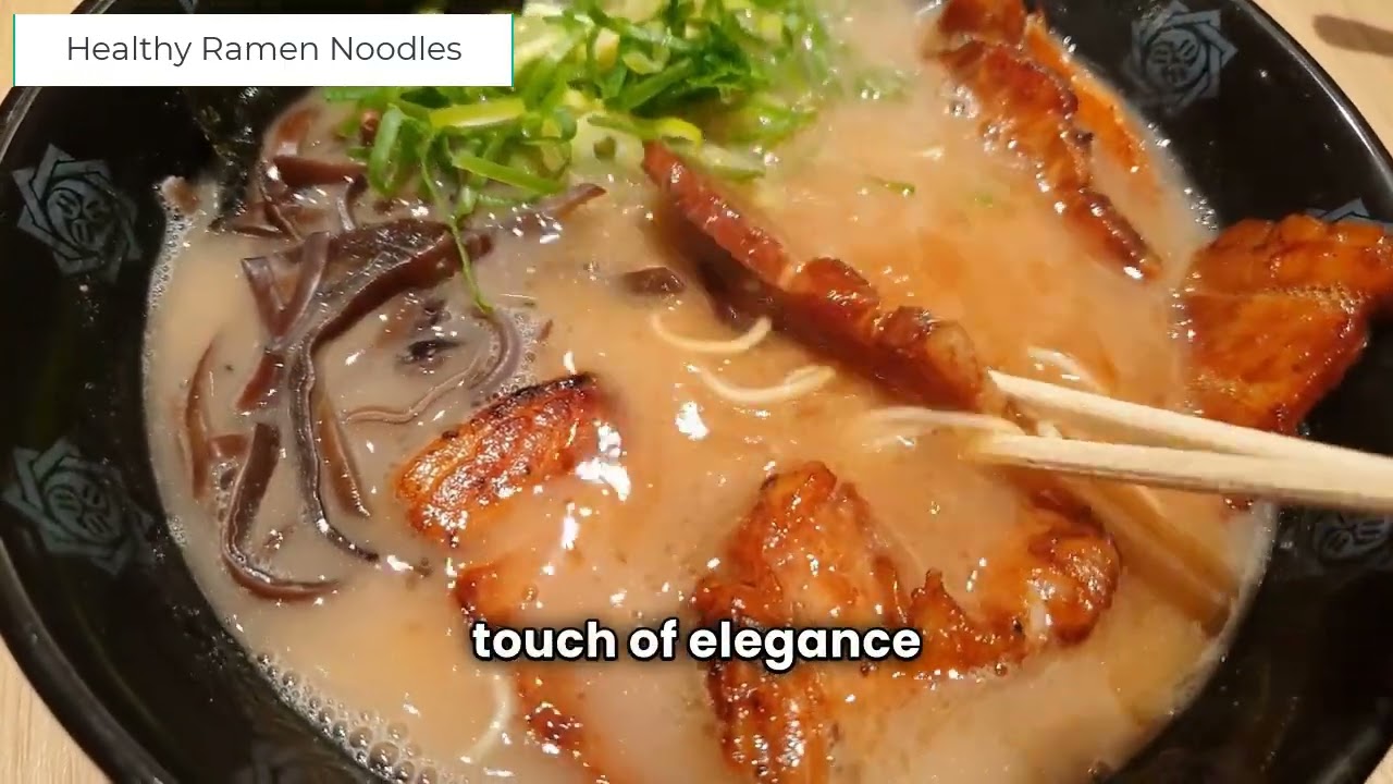 Healthy Ramen Noodles 