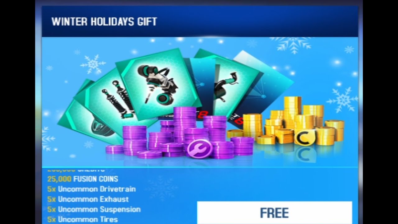 Asphalt 8: Holiday gift! 🤔I expected better! 😓.. Gift From Gameloft!
