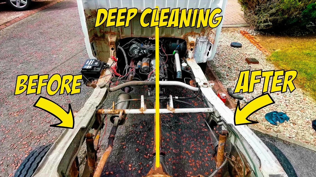 Deep Cleaning my Bedford Rascal Frame