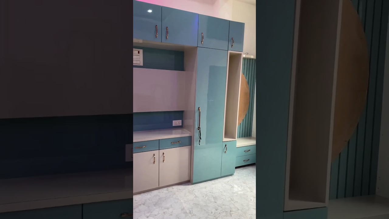 Dressing Table with Tv unit | ideas, Plywood Furniture