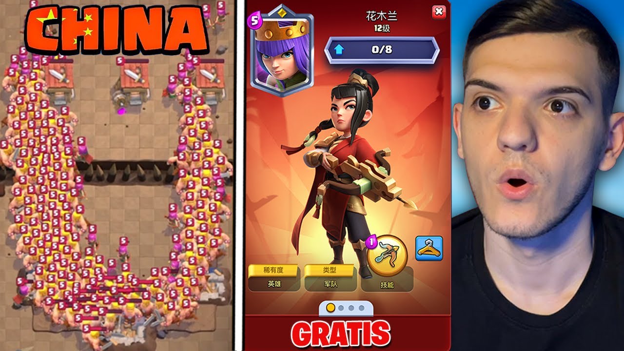 AM INTRAT pe CLASH ROYALE CHINA și JOCUL E COMPLET DIFERIT!