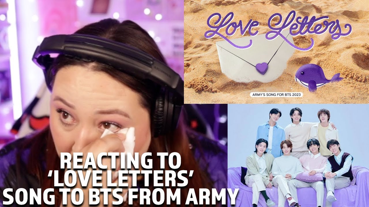 ARMYs Song For BTS &ldquo;Love Letters&rdquo; Official MV REACTION #bts #loveletters #2023btsfesta #reaction