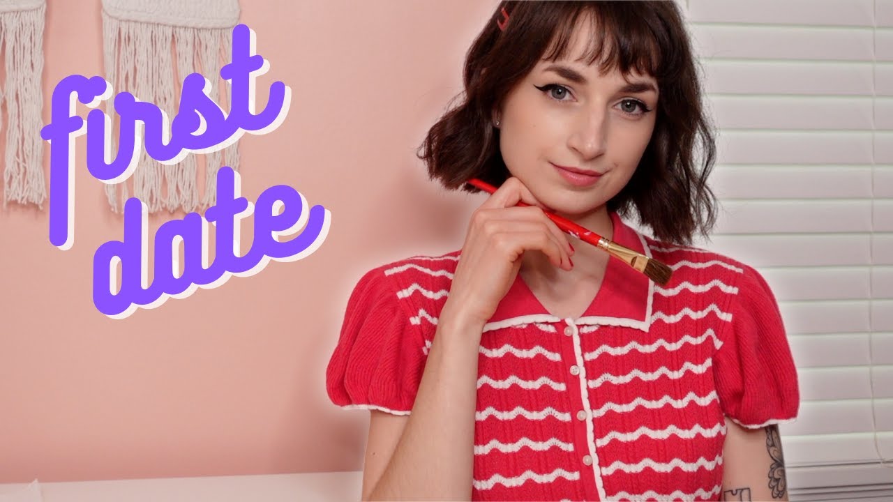 ASMR | First date with your friend 🥰 roleplay, painting sounds