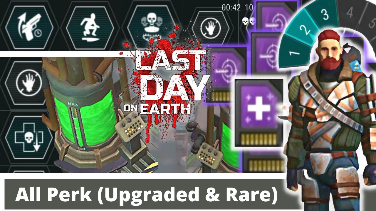 All Laboratory Perks (Upgraded & Rare) | Last Day On Earth Survival