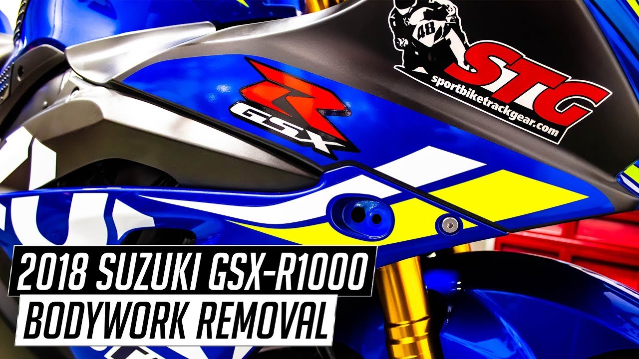 2018 Suzuki GSX-R1000 Bodywork Removal | Sportbiketrackgear.com