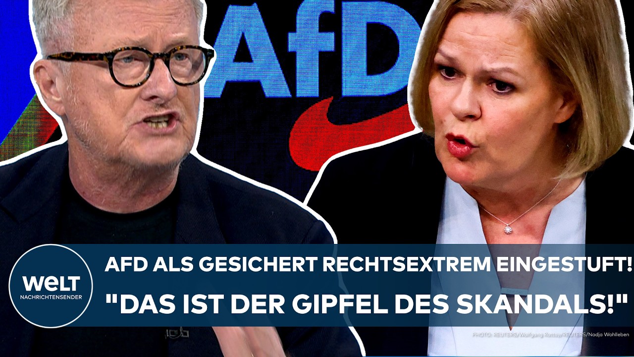 DEUTSCHLAND: AfD als gesichert rechtsextrem eingestuft! 