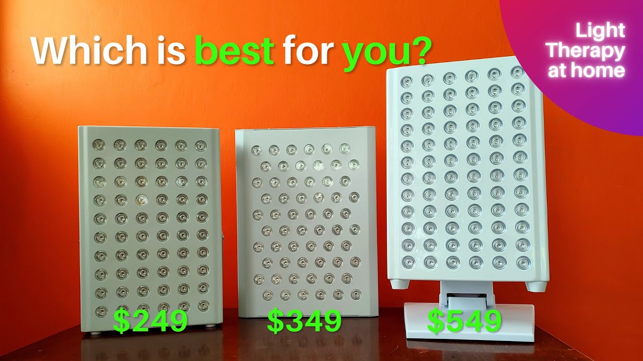 Which red light therapy panel is best for you? Comparing 3 Mito Red Light therapy panels