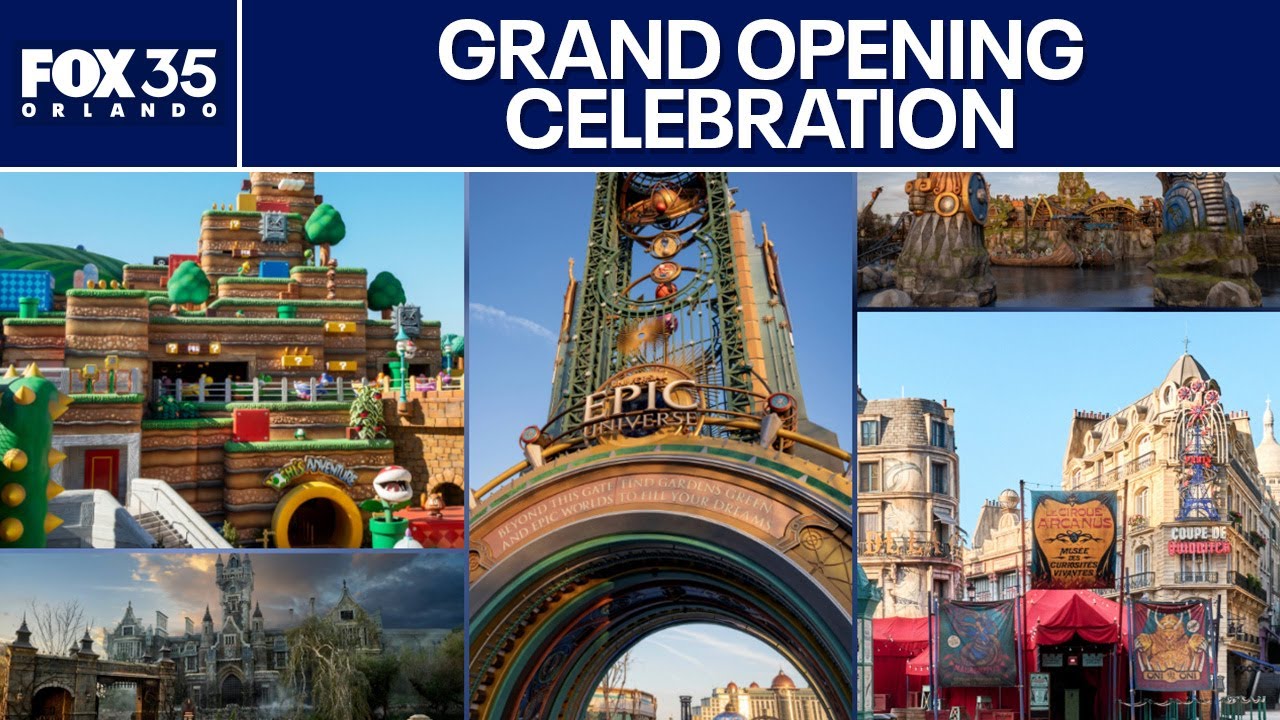 LIVE: Epic Universe grand opening celebration